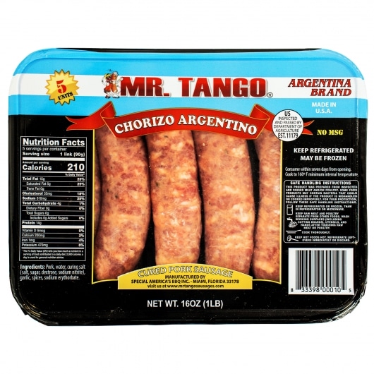 Chorizo Argentino Links Frozen